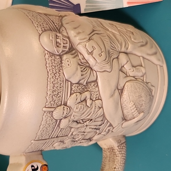 Vintage 1999 Atlanta Falcons beer stein stoneware Mug 6" height - Picture 5 of 6